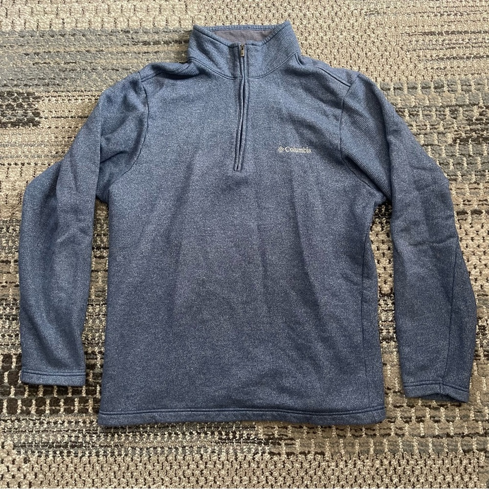 Columbia Mens Great Hart Mountain Quarter Zip Pullover Sweatshirt, Size Medium